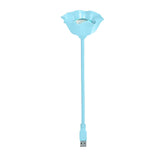 Modern Flower Bud Sunset Rainbow LED Projection Table Lamp USB Powered Mood Lighting
