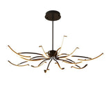 Modern Flower LED Chandelier Dimmable Nordic Pendant Light for Living Room Dining Bedroom