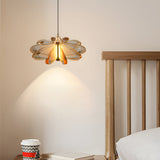 Modern Flower Shape Acrylic Pendant Light Creative Luxury Hanging Chandelier for Living Room