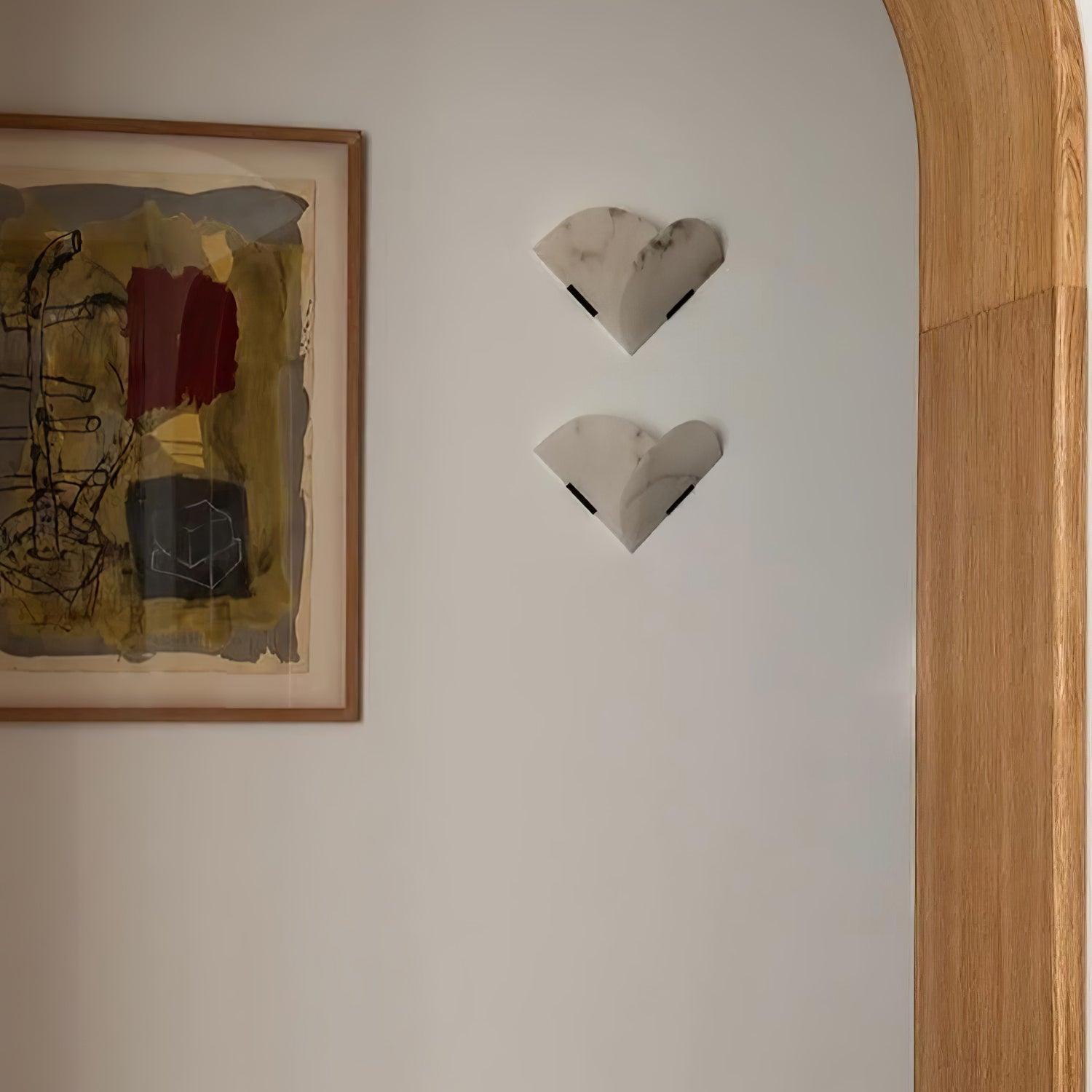 Modern Fly Gaby Alabaster Wall Sconce Set of 2 Elegant LED Indoor Lighting Fixtures