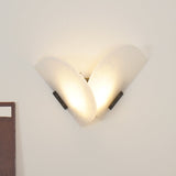 Modern Fly Gaby Alabaster Wall Sconce Set of 2 Elegant LED Indoor Lighting Fixtures