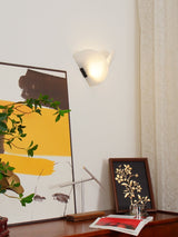 Modern Fly Gaby Alabaster Wall Sconce Set of 2 Elegant LED Indoor Lighting Fixtures