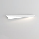 Modern Folding Line LED Wall Sconce Minimalist Linear White Aluminum Light