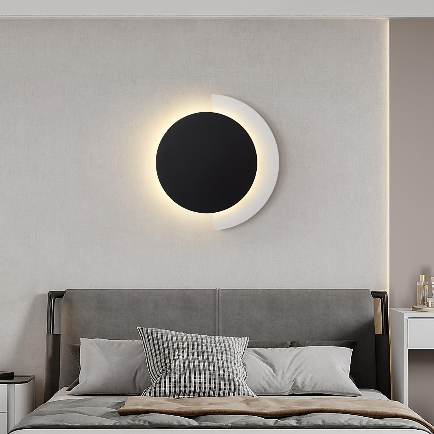 Modern Geometric Abstract Ring LED Wall Sconce Light for Contemporary Interior Decor