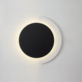 Modern Geometric Abstract Ring LED Wall Sconce Light for Contemporary Interior Decor