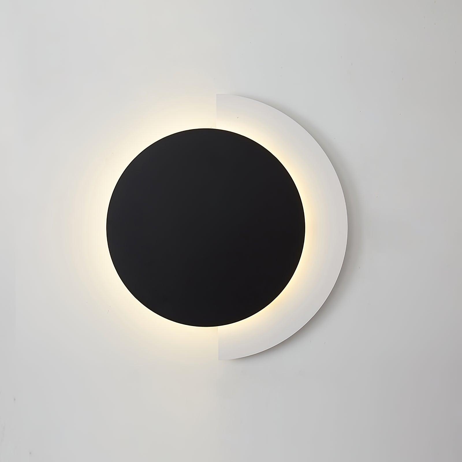 Modern Geometric Abstract Ring LED Wall Sconce Light for Contemporary Interior Decor