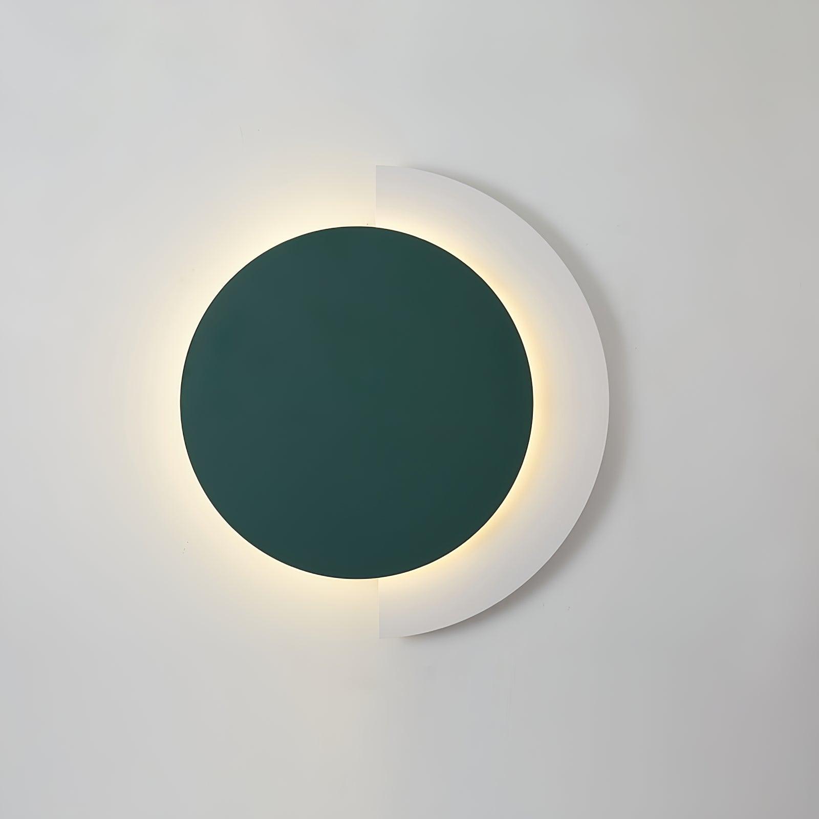 Modern Geometric Abstract Ring LED Wall Sconce Light for Contemporary Interior Decor