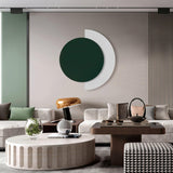 Modern Geometric Abstract Ring LED Wall Sconce Light for Contemporary Interior Decor