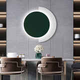 Modern Geometric Abstract Ring LED Wall Sconce Light for Contemporary Interior Decor