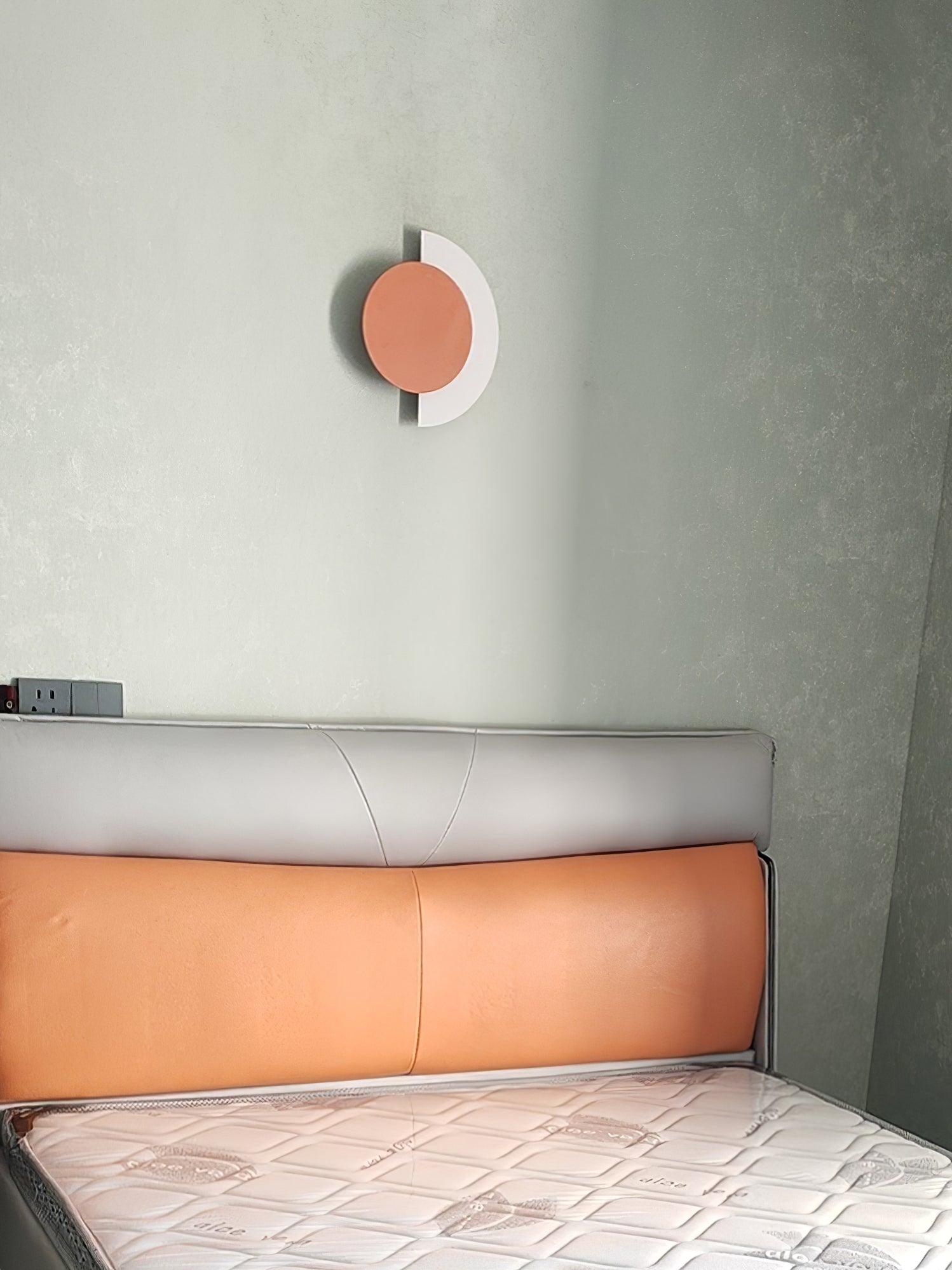 Modern Geometric Abstract Ring LED Wall Sconce Light for Contemporary Interior Decor