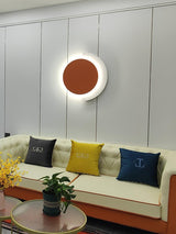 Modern Geometric Abstract Ring LED Wall Sconce Light for Contemporary Interior Decor
