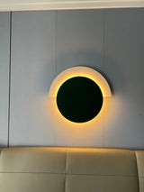 Modern Geometric Abstract Ring LED Wall Sconce Light for Contemporary Interior Decor
