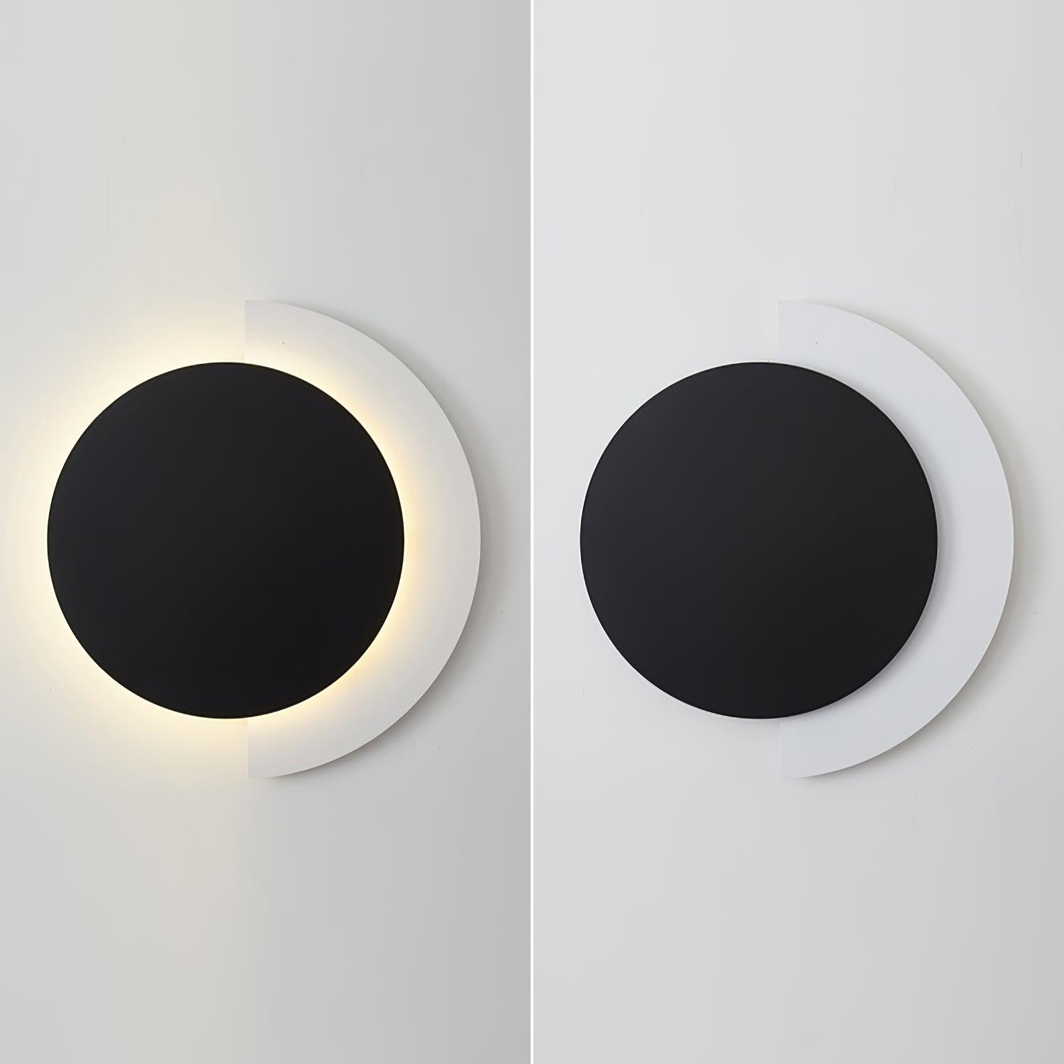 Modern Geometric Abstract Ring LED Wall Sconce Light for Contemporary Interior Decor