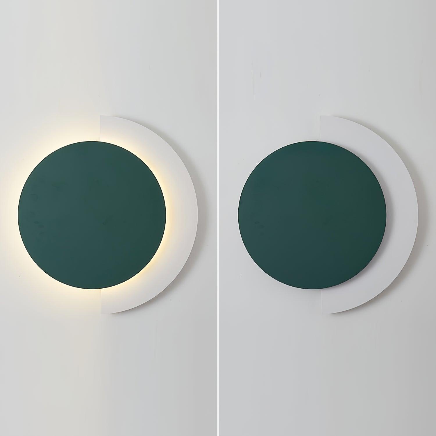 Modern Geometric Abstract Ring LED Wall Sconce Light for Contemporary Interior Decor