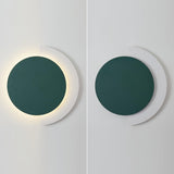 Modern Geometric Abstract Ring LED Wall Sconce Light for Contemporary Interior Decor
