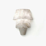 Modern Geometric Alabaster Sconce Wall Light LED Indoor Uplight Bracket Fixture