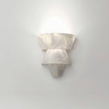 Modern Geometric Alabaster Sconce Wall Light LED Indoor Uplight Bracket Fixture