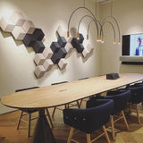 Modern Geometric Arcs Pendant Chandelier with Cylindrical Aluminum Heads and Adjustable Arms