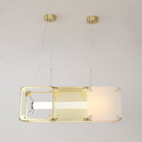 Modern Geometric Cube Modular Pendant Light Adjustable LED Ceiling Hanging Fixture