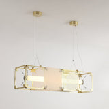 Modern Geometric Cube Modular Pendant Light Adjustable LED Ceiling Hanging Fixture