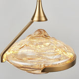 Modern Geometric Diamond Crystal LED Pendant Light Adjustable Ceiling Fixture for Dining Room