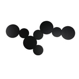 Modern Geometric Disc LED Wall Sconce Minimalist Circular Indirect Lighting Fixture