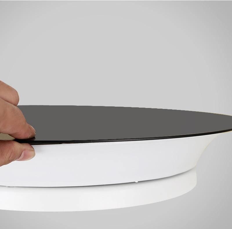 Modern Geometric Disc LED Wall Sconce Minimalist Circular Indirect Lighting Fixture