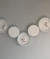 Modern Geometric Disc LED Wall Sconce Minimalist Circular Indirect Lighting Fixture