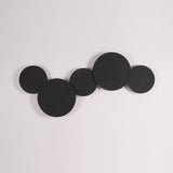 Modern Geometric Disc LED Wall Sconce Minimalist Circular Indirect Lighting Fixture
