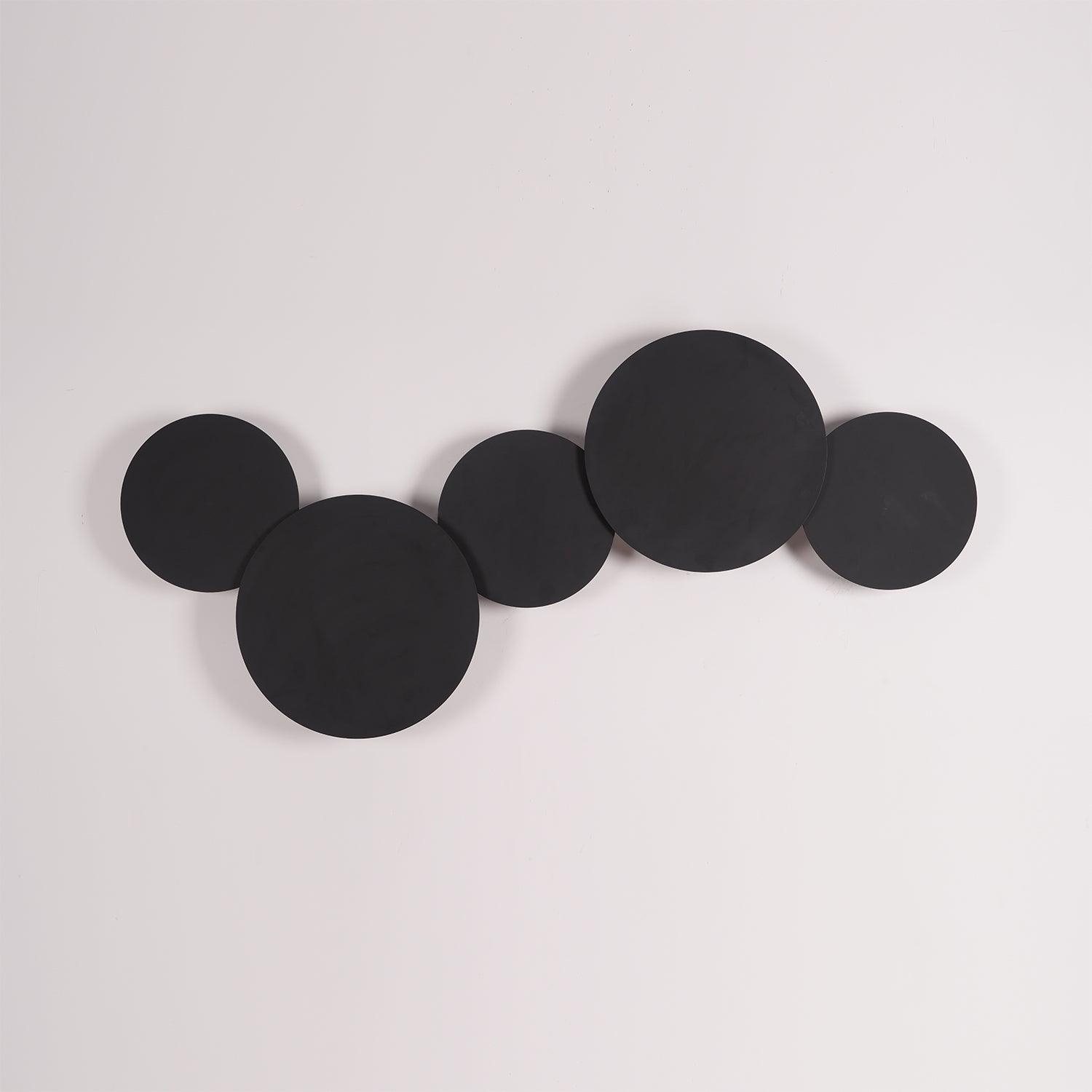 Modern Geometric Disc LED Wall Sconce Minimalist Circular Indirect Lighting Fixture