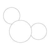 Modern Geometric Disc LED Wall Sconce Minimalist Circular Indirect Lighting Fixture