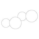 Modern Geometric Disc LED Wall Sconce Minimalist Circular Indirect Lighting Fixture