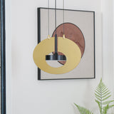 Modern Geometric Eye In The Sky LED Pendant Light for Contemporary Interior Lighting