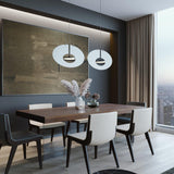 Modern Geometric Eye In The Sky LED Pendant Light for Contemporary Interior Lighting