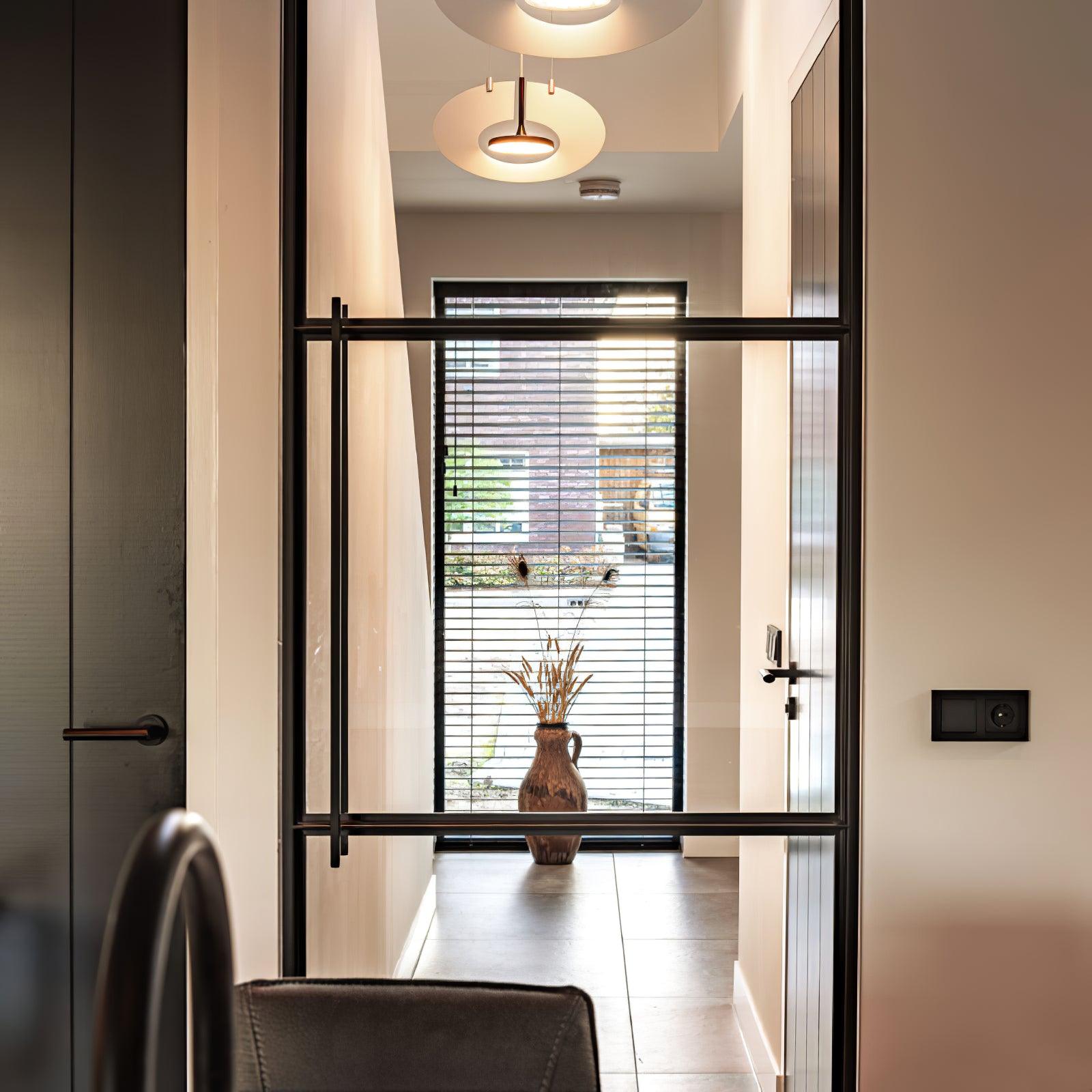 Modern Geometric Eye In The Sky LED Pendant Light for Contemporary Interior Lighting