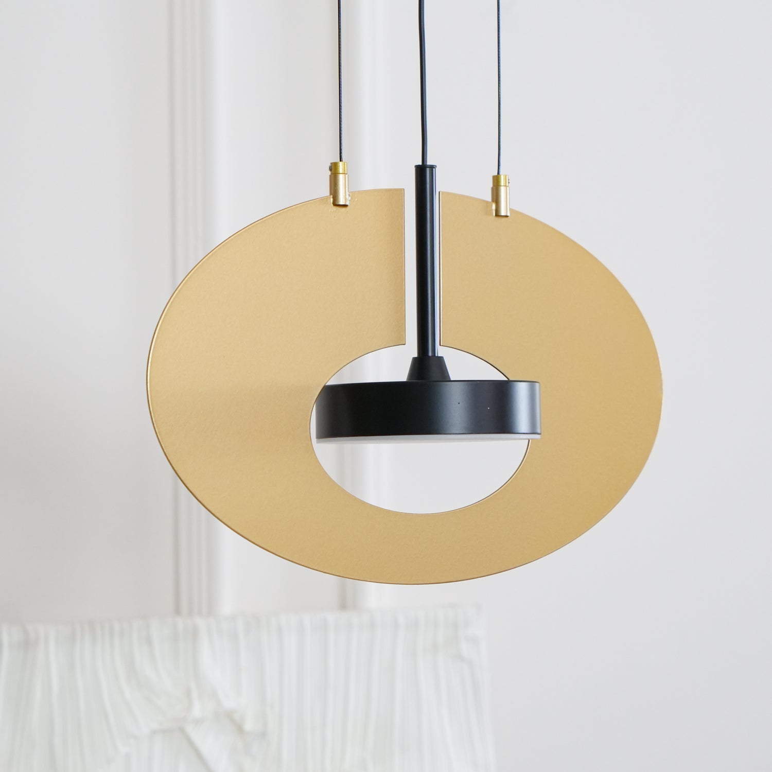 Modern Geometric Eye In The Sky LED Pendant Light for Contemporary Interior Lighting
