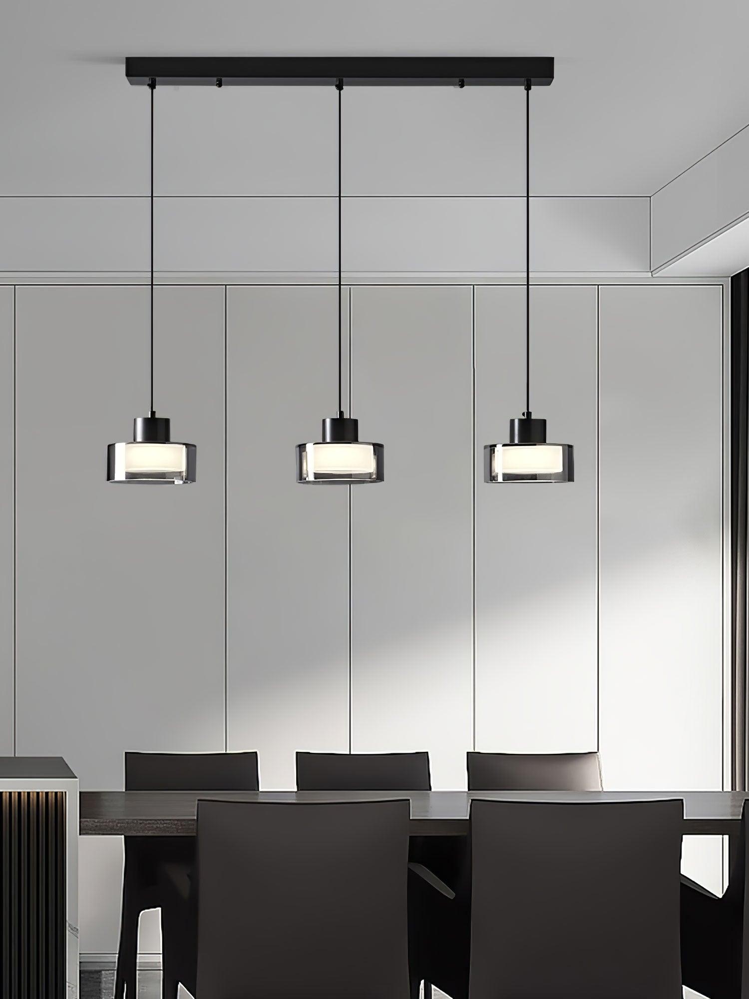 Modern Geometric Glass Pendant Light Series for Kitchen and Dining Room