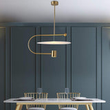Modern Geometric Globe and Cylinder LED Pendant Light Metal Artistic Ceiling Fixture