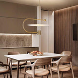 Modern Geometric Globe and Cylinder LED Pendant Light Metal Artistic Ceiling Fixture
