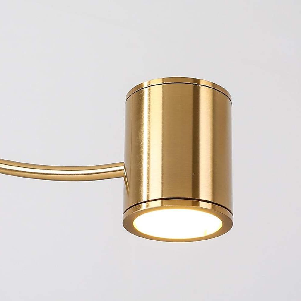 Modern Geometric Globe and Cylinder LED Pendant Light Metal Artistic Ceiling Fixture