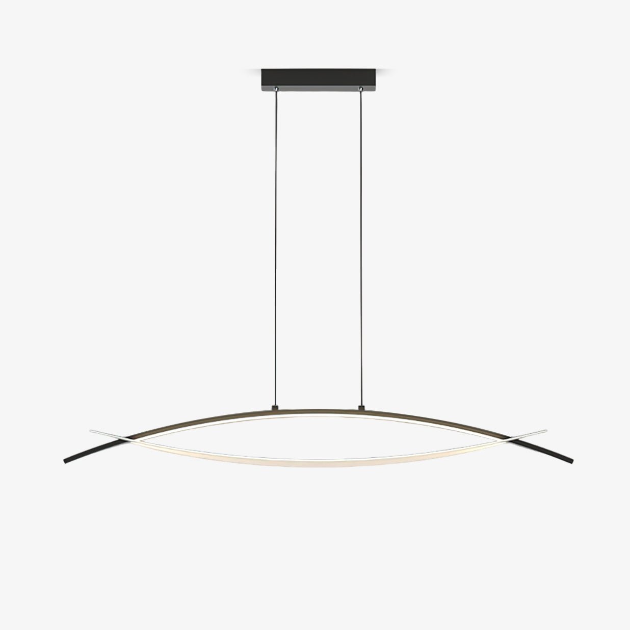 Modern Geometric Hyperbola LED Pendant Light with Adjustable Three Color Temperature