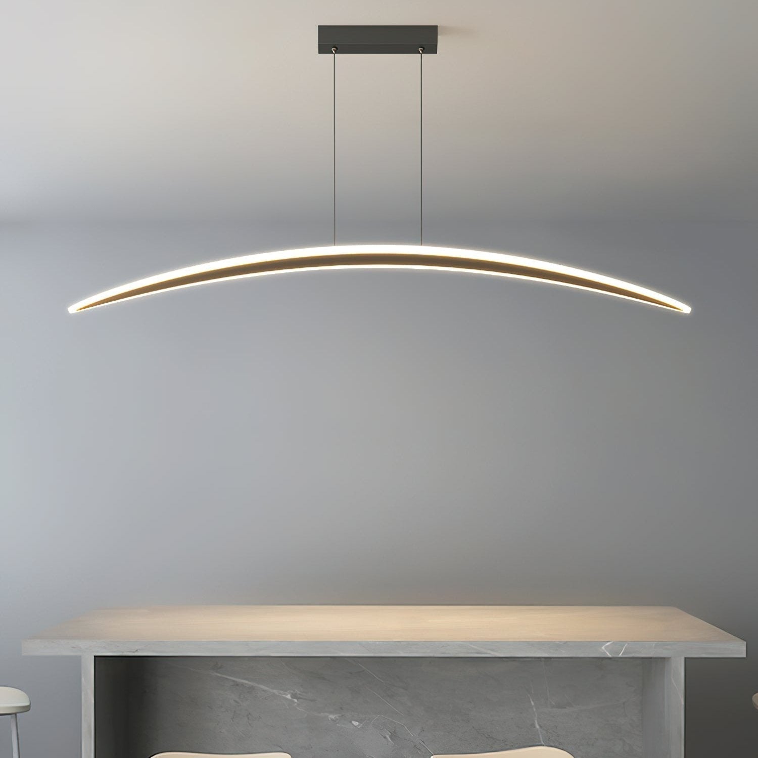 Modern Geometric Hyperbola LED Pendant Light with Adjustable Three Color Temperature