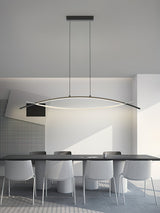 Modern Geometric Hyperbola LED Pendant Light with Adjustable Three Color Temperature