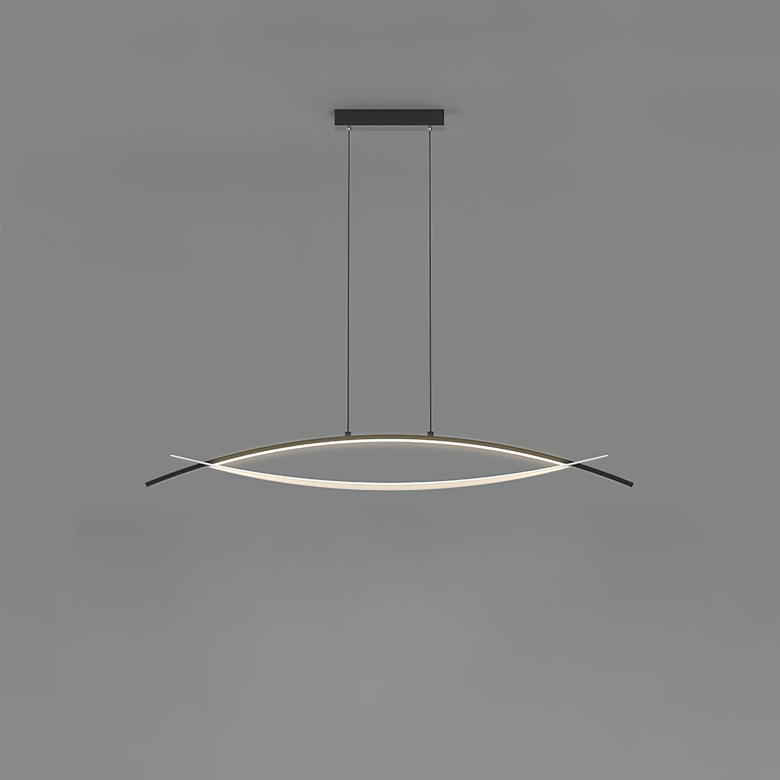 Modern Geometric Hyperbola LED Pendant Light with Adjustable Three Color Temperature