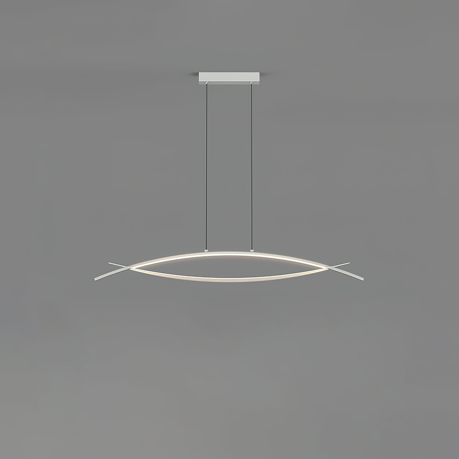 Modern Geometric Hyperbola LED Pendant Light with Adjustable Three Color Temperature