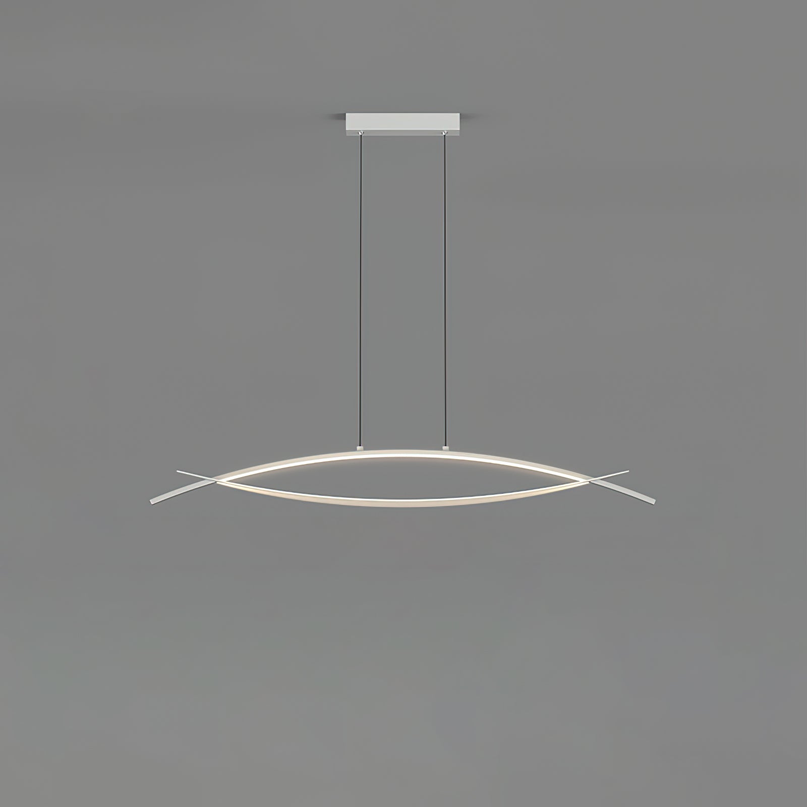 Modern Geometric Hyperbola LED Pendant Light with Adjustable Three Color Temperature