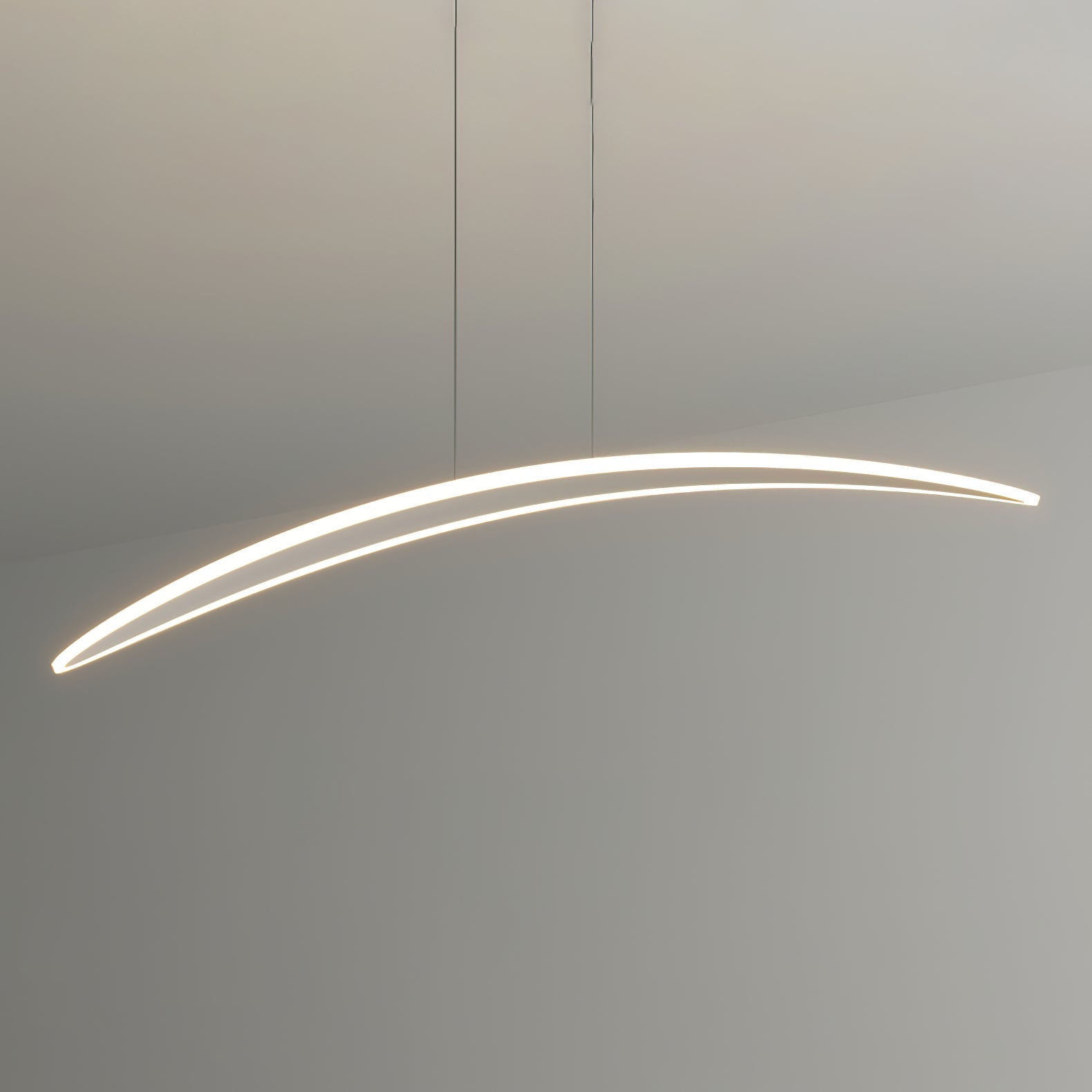 Modern Geometric Hyperbola LED Pendant Light with Adjustable Three Color Temperature