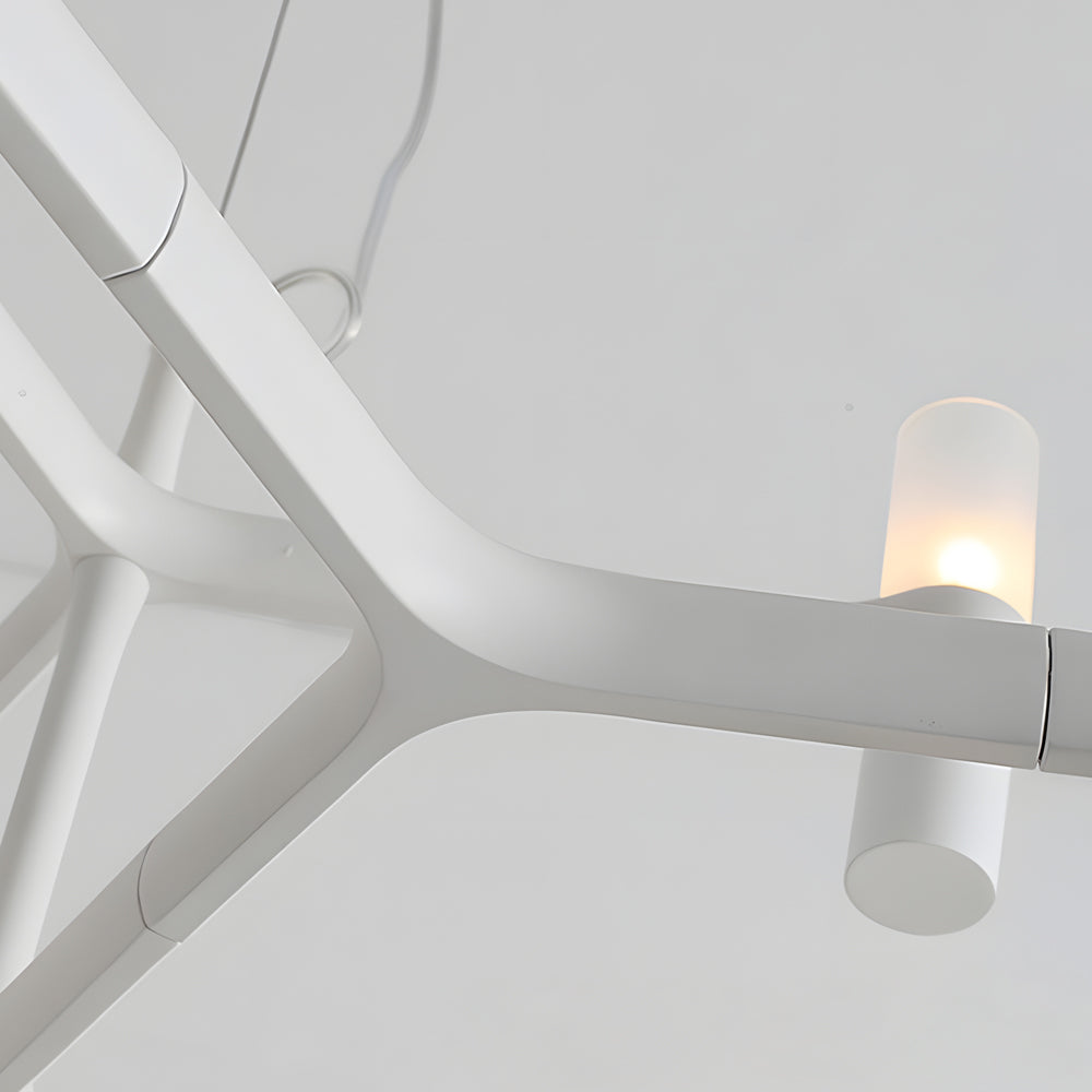 Modern Geometric LED Designer Pendant Light Nordic Special Shaped Aluminum Chandelier