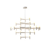 Modern Geometric LED Designer Pendant Light Nordic Special Shaped Aluminum Chandelier