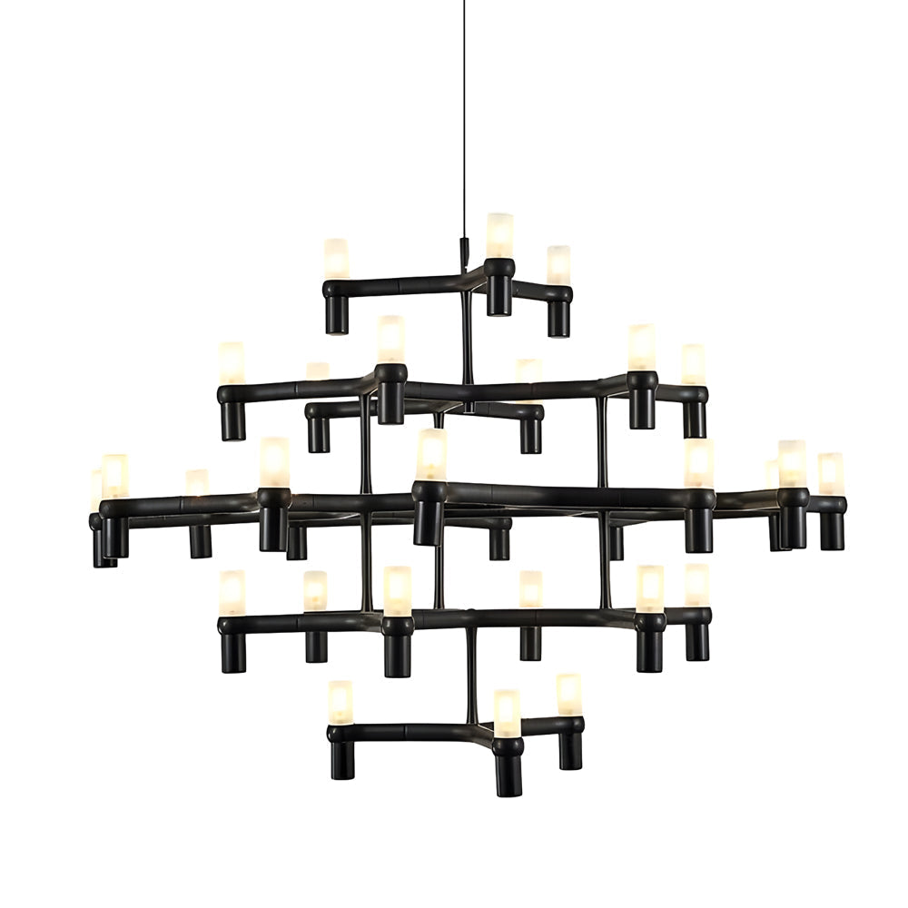 Modern Geometric LED Designer Pendant Light Nordic Special Shaped Aluminum Chandelier